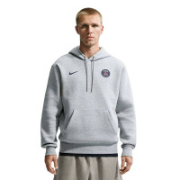 Nike Paris Saint-Germain Club Sportswear Hoodie 2026-2027 Grijs Zwart Donkerblauw