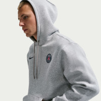 Nike Paris Saint-Germain Club Sportswear Tracksuit Hooded 2026-2027 Grey Black Dark Blue