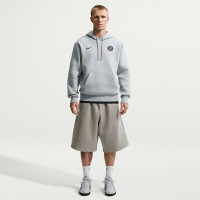 Nike Paris Saint-Germain Club Sportswear Hoodie 2026-2027 Grijs Zwart Donkerblauw