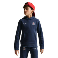 Nike Paris Saint-Germain Club Fleece Tracksuit Hooded 2026-2027 Kids Dark Blue White