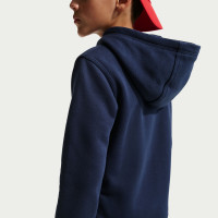 Nike Paris Saint-Germain Club Fleece Tracksuit Hooded 2026-2027 Kids Dark Blue White