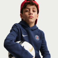 Nike Paris Saint-Germain Club Fleece Tracksuit Hooded 2026-2027 Kids Dark Blue White