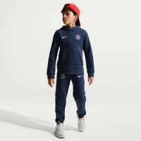 Nike Paris Saint-Germain Club Fleece Hoodie 2026-2027 Kids Donkerblauw Wit