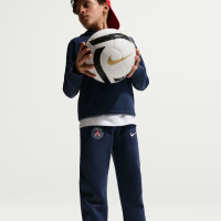 Nike Paris Saint-Germain Club Fleece Tracksuit Hooded 2026-2027 Kids Dark Blue White