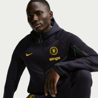 Nike Chelsea Tech Fleece Tracksuit 2026-2027 Black Golden Yellow
