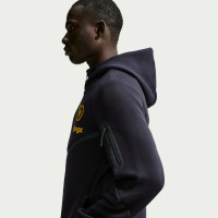 Nike Chelsea Tech Fleece Tracksuit 2026-2027 Black Golden Yellow