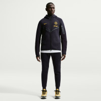 Nike Chelsea Tech Fleece Vest 2026-2027 Zwart Goudgeel