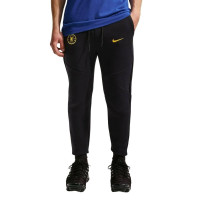 Nike Chelsea Tech Fleece Tracksuit 2026-2027 Black Golden Yellow