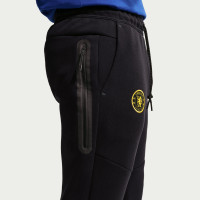 Nike Chelsea Tech Fleece Tracksuit 2026-2027 Black Golden Yellow