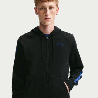 Nike Chelsea City Side Fleece Hoodie 2026-2027 Zwart Donkerblauw