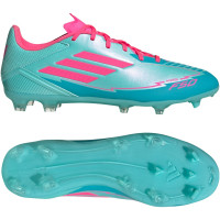 adidas F50 Messi League Grass/Artificial Grass Football Boots (MG) Turquoise Pink