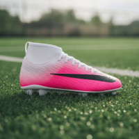 Nike Mercurial Superfly 11 Club Grass/Artificial Grass Football Boots (MG) Kids Hot Pink White Black