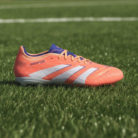 adidas Predator Pro Gras Voetbalschoenen (FG) Oranje Wit Blauw