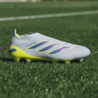 adidas Predator Elite Laceless Grass Football Boots (FG) Light Blue Blue Yellow