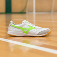 Mizuno Morelia Sala Pro Indoor Football Boots (IN) Silver Bright Green