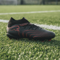 PUMA Future 9 Pro Gras / Kunstgras Voetbalschoenen (MG) Zwart Rood