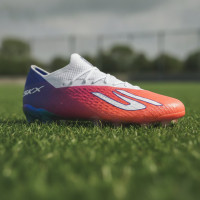 Skechers SKX_2 Elite Gras Voetbalschoenen (FG) Wit Felrood Blauw Roze