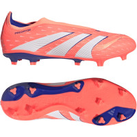 adidas Predator League Veterloze Gras / Kunstgras Voetbalschoenen (MG) Oranje Wit Blauw