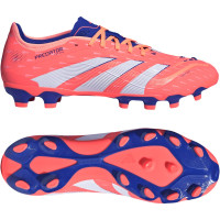 adidas Predator Pro Gazon Naturel Artificiel Chaussures de Foot (MG) Orange Blanc Bleu