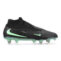 Nike Phantom 6 High Elite Iron Stud Football Boots (SG) Pro Player Black Bright Green