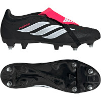 adidas Predator League FT Iron Stud Football Boots (SG) Black White Red