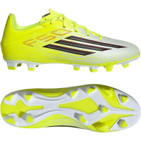 adidas F50 Club Grass/Artificial Grass Football Boots (MG) Neon Yellow Black Red