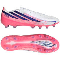adidas F50 Hyperfast Pro Kunstgras Voetbalschoenen (AG) Wit Paars Roze