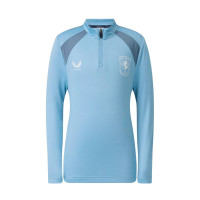 Castore FC Twente Trainingspak 1/4-Zip 2026-2027 Kids Lichtblauw Donkerblauw Donkergrijs
