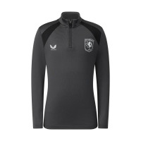 Castore FC Twente Trainingstrui 1/4-Zip 2026-2027 Kids Donkergrijs Zwart