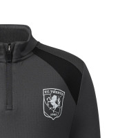 Castore FC Twente Trainingstrui 1/4-Zip 2026-2027 Kids Donkergrijs Zwart