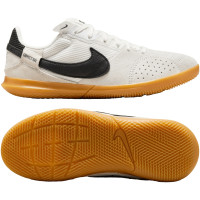 Nike Street Gato Chaussures de Foot Street Enfants Blanc Noir Gris Clair Brun