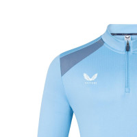 Castore FC Twente Training sweater 1/4-Zip 2026-2027 Light Blue Dark Blue