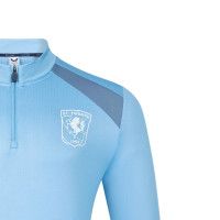 Castore FC Twente Training sweater 1/4-Zip 2026-2027 Light Blue Dark Blue