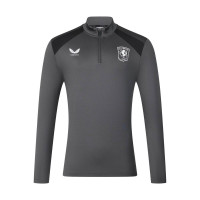 Castore FC Twente Trainingstrui 1/4-Zip 2026-2027 Donkergrijs Zwart