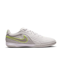 Nike Tiempo Reactato Indoor Football Boots (IN) Light Grey Lime