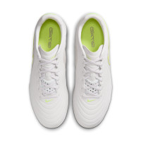 Nike Tiempo Reactato Indoor Football Boots (IN) Light Grey Lime