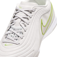 Nike Tiempo Reactato Indoor Football Boots (IN) Light Grey Lime