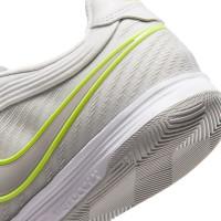 Nike Tiempo Reactato Indoor Football Boots (IN) Light Grey Lime
