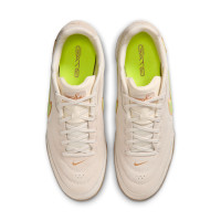 Nike Tiempo Streetgato Premium Straatvoetbalschoenen Beige Lemon Moon Particle