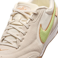 Nike Tiempo Streetgato Premium Straatvoetbalschoenen Beige Lemon Moon Particle