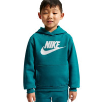Nike Club Fleece Tracksuit Hooded Toddlers/Preschoolers Teal Green White