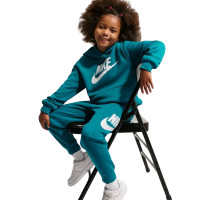 Nike Club Fleece Tracksuit Hooded Toddlers/Preschoolers Teal Green White