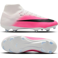 Nike Mercurial Superfly 11 Academy Gras / Kunstgras Voetbalschoenen (MG) Felroze Wit Zwart