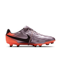 Nike Tiempo Ligera Pro Gras Football Boots (FG) Light Purple Orange Black