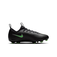 Nike Mercurial Vapor 17 Academy Grass/Artificial Grass Football Boots (MG) Kids Black Bright Green Silver Grey
