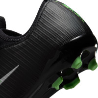Nike Mercurial Vapor 17 Academy Grass/Artificial Grass Football Boots (MG) Kids Black Bright Green Silver Grey