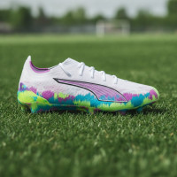 PUMA Ultra 6 Ultimate Brilliance Grass Football Boots (FG) Women's White Purple Blue