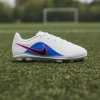 Nike Tiempo Maestro Club Gras / Kunstgras Voetbalschoenen (MG) Kids Wit Blauw Felroze