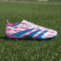 adidas Predator League Gras Voetbalschoenen (FG) Wit Roze Blauw