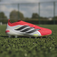 adidas Predator Elite Veterloze Kunstgras Voetbalschoenen (AG) Rood Wit Zwart